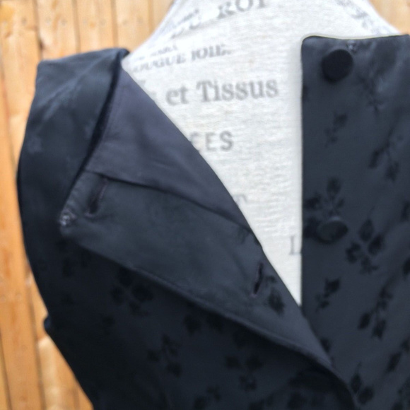 Vintage Donna Ricco Black sleeveless top/vest-12us - Picture 5 of 8